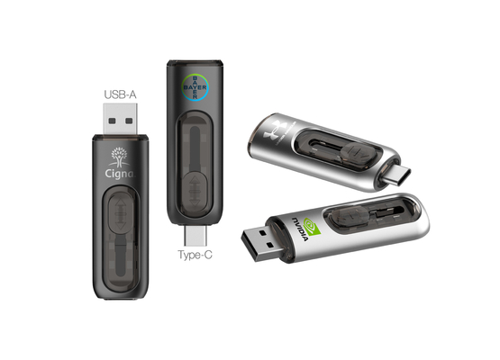 جعبه ۳۴G USB Type C فلش درایورها Data Safe Type C USB 3.0 فلش درایورها