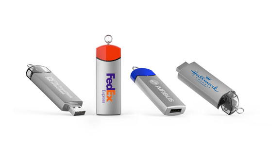 قابلیت سفارشی سازی 8-15MB/s Write Metal USB Flash Drive با لوگو Speed Dome
