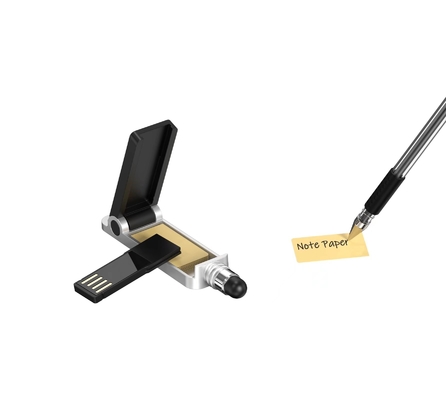 اسپید متال USB فلش درایو با فلاش تست تمام H2 یا Beach32 آزمون عبور خواندن 15-20MB/s نقره سفارشی ساخته شده