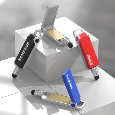 اسپید متال USB فلش درایو با فلاش تست تمام H2 یا Beach32 آزمون عبور خواندن 15-20MB/s نقره سفارشی ساخته شده