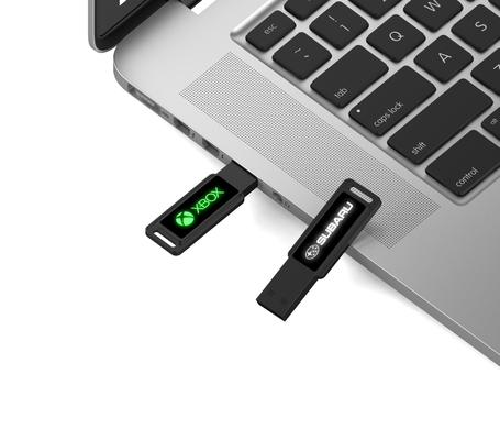 فلاش درایو با سرعت بالا کریستال استیک USB با چراغ LED درخشان
