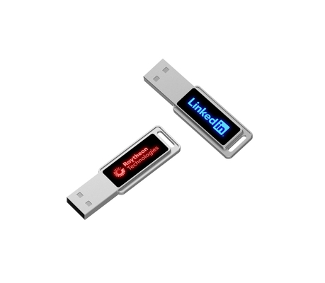 فلاش درایو با سرعت بالا کریستال استیک USB با چراغ LED درخشان