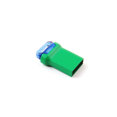 فلش مموری USB 3.0 فلزی مینی با رنگ سبز و تراشه فلش کلاس A