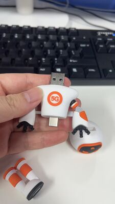 درایو فلش یو‌اس‌بی پی‌وی‌سی شخصیت کارتونی  شکل ناز USB 2.0 و 3.0
