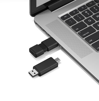 All Passed H2 USB + Type C USB Flash Drive Can OEM Logo One Usb Body