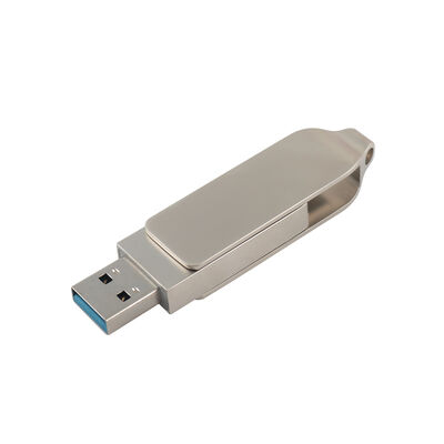 رنگ بدنه یکپارچهسازی با سیستمعامل نقره‌ای با TYPE C USB 128 گیگابایت 256 گیگابایت اندازه USB پرسرعت 71.4*16.8*10.1 میلی‌متر