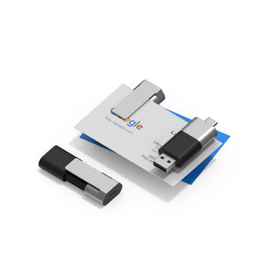 Data Password Enabled Type C OTG USB Flash Drive Metal Plastic Operating Temperature Range Minus 10 Celsius To 60 Celsius