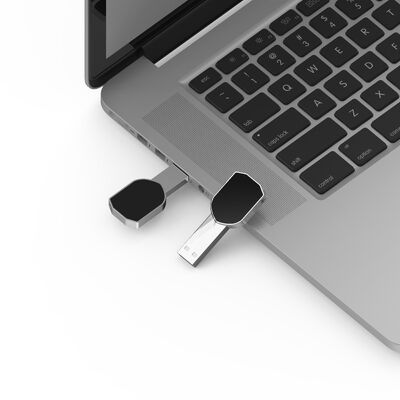 با لوگو لیزر رنگی LED روی USB Face درایوهای USB با قابلیت آپلود داده های سفارشی شده برای هدیه های شرکتی