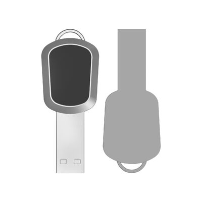 USB 2.0 و USB 3.0 کریستال USB استیک مواد فلزی پشتیبانی از آپلود داده مناسب برای انتقال و ذخیره سازی داده های بزرگ