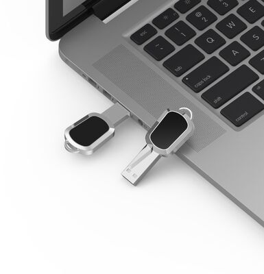 USB 2.0 و USB 3.0 کریستال USB استیک مواد فلزی پشتیبانی از آپلود داده مناسب برای انتقال و ذخیره سازی داده های بزرگ