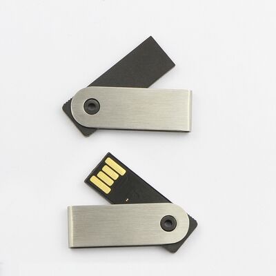 USB 2.0 و USB 3.0 فلزی USB فلش درایو مدل مینی باتری سبک سبک دوام قابل حمل ذخیره سازی چرخش USB فلش درایو