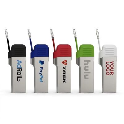 فلش مموری c usb با usb A با روکش فلزی زنجیره ای کوچک می تواند لیزر و چاپ لوگو با سرعت 3.2 usb و 3.1 usb