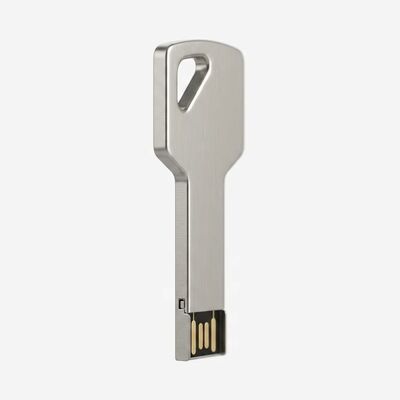 درایو فلش USB کلید آلیاژ روی فعال با رمزگذاری طراحی سفارشی خوش آمدید دستگاه ذخیره‌سازی ایمن بادوام ایده‌آل برای تجارت