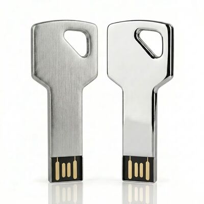 درایو فلش USB کلید آلیاژ روی فعال با رمزگذاری طراحی سفارشی خوش آمدید دستگاه ذخیره‌سازی ایمن بادوام ایده‌آل برای تجارت