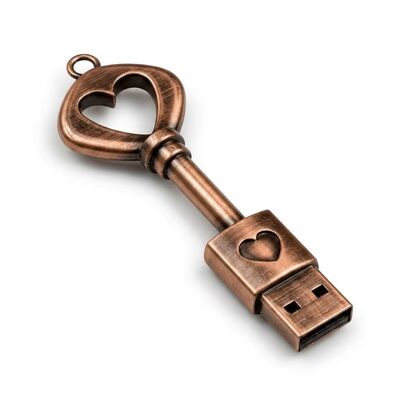 درایو فلش USB کلیدی سبک رترو با سرعت 10MB مناسب برای ذخیره سازی دیجیتال قابل حمل و مدیریت داده ها