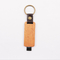 لوگوی منبت کاری چرم چوبی هدیه USB Flash Drive 80MB/S استاندارد اروپایی