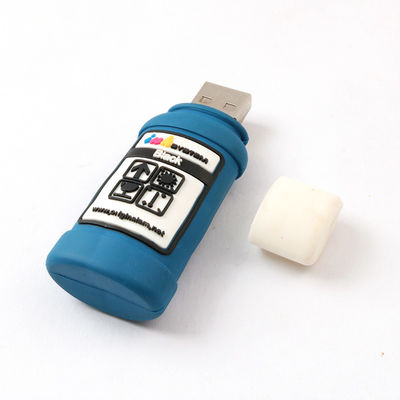 درایوهای فلش USB سفارشی به شکل بطری جوهر USB 2.0 3.0 H2 تست 256 گیگابایت