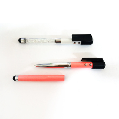 ODM Crystal Pen USB Flash Drive 16GB 32GB حافظه کامل UDP 2.0
