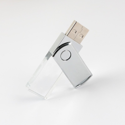 دارای حافظه کامل USB Flash Shinny LED Light Crystal Superior 2.0