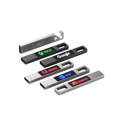 هدیه تعطیلات LED Light USB Flash Drive 16G 32G 64G 128G 2.0
