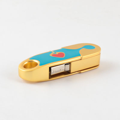 Heart LOGO 3.0 USB Flash Drive, 512GB 1TB Memory Sticks تبلیغاتی USB 100MBS