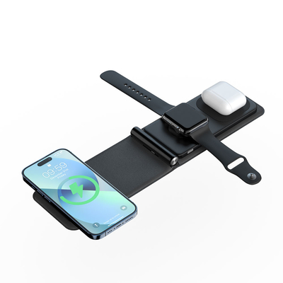 شارژر بی سیم تاشو شارژ سریع برای ایرپادهای آیفون شارژر سریع AppleWatch