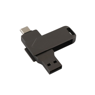 نوع C و USB هر دو پورت Fast Memory Stick Metal Body Gun مشکی رنگ