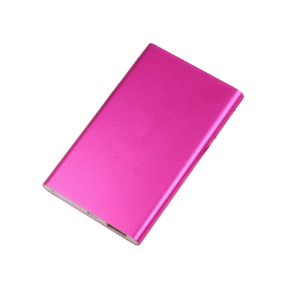 پاور بانک قابل حمل هدیه فلزی به سبک تبلیغاتی 3000MAH 5000MAH باتری لیتیومی