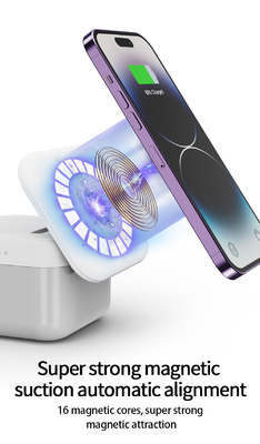 نام شارژر بی سیم چند عملکردی - چراغ LED آبی ≤6mm فاصله انتقال