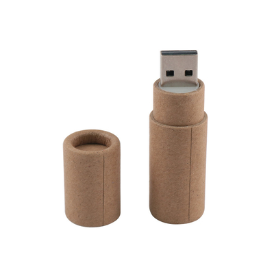 دایره ای چوبی USB 2.0 فلش درایو سرعت سریع 30MB / S 64GB 128GB