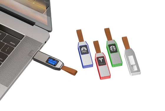 درایو فلش USB کریستالی با نور LED برای انتقال سریع و امن داده