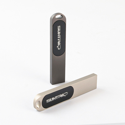 پشتیبانی رمز عبور کریستال USB Stick با چراغ LED در هنگام کار درخشان