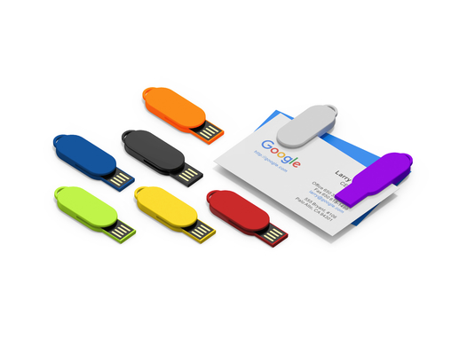 درایو USB کریستالی روشن LED در حال کار با سازگاری ویندوز / مک / لینوکس