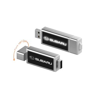 مانند عکس ها نشان می دهد کریستال USB Stick با نور LED برای پشتیبانی آپلود داده