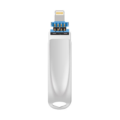 نقره TYPE C usb 3 در یک با USB 2.0 USB 3.0 و Type C Connector