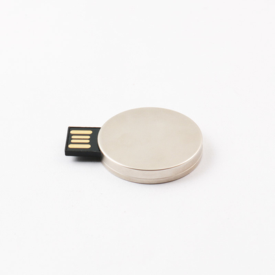 لوگو حافظه USB لیزر فلزی در نقره و رنگ سفارشی