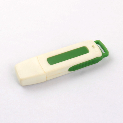 پلاستیک بازیافت شده USB Stick سیاه/سفید پلگ و بازی حافظه 1-1TB 0.C به 60.C Temp