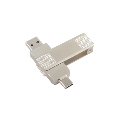 درایوهای فلش USB نقره ای نوع C می توانند با حفاظت از رمز عبور 360 درجه چرخش داشته باشند