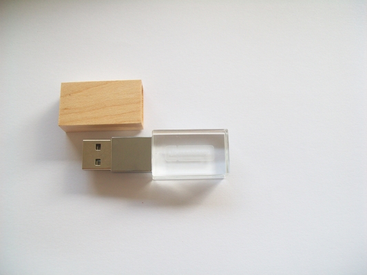 استیک کریستال USB سفارشی با گزینه های لوگو لیزر -50°C 80°C دمای محیط