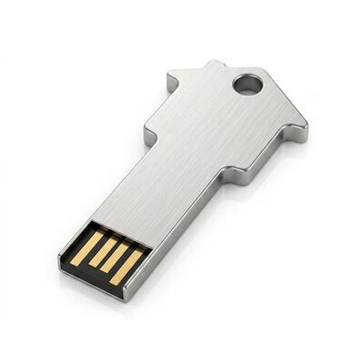 پرل زنجير فلزي USB فلش درايو نقره اي مخزن کامپکت دستگاه درجه حرارت کار -50 تا +80 درجه ایده آل برای کسب و کار