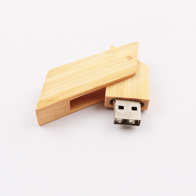 Bamboo Maple Shapes Custom Wood USB Drives Fast Speed ​​8GB 256GB 30MB/S