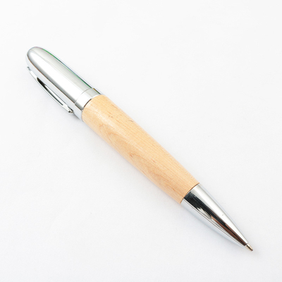 درایوهای USB چوب شخصی Maple Graed A Pen Shapes 140x16mm