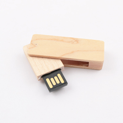 تست حافظه USB چوبی 2.0 افرا با سرعت بالا Ce Fcc Rohs H2 با موفقیت انجام شد