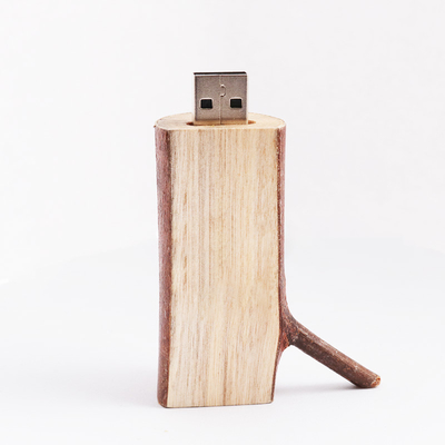 درایو فلش USB ریشه درختی 2.0 3.0 اورجینال Ecology Wooden 128GB 256GB