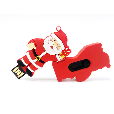 هدایای کریسمس کاراکتر کارتونی USB Flash Drive 2.0 15MB/S 64GB 128GB