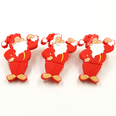 قالب باز درایوهای فلش USB سفارشی 128 گیگابایتی Cartoon Shapes کریسمس USB 2.0 USB 3.0