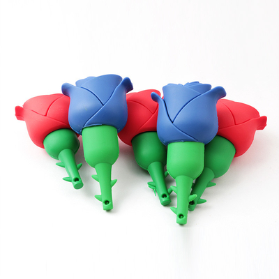 درایوهای فلش USB سفارشی شکل PVC Flowers Shapes 2.0 3.0 16GB 8GB 10MB/S