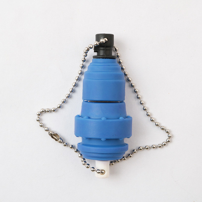 قالب باز PVC درایوهای فلش USB سفارشی 8 گیگابایت 16 گیگابایت 32 گیگابایت 64 گیگابایت 128 گیگابایت با جاکلیدی