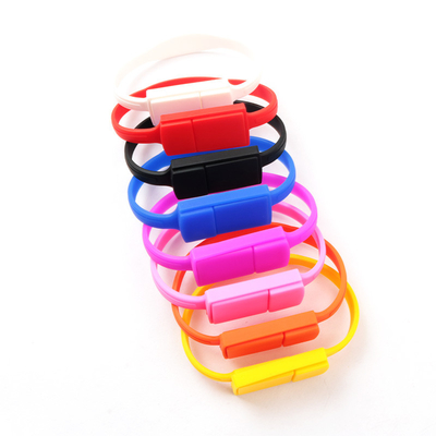 2 گیگ 4 گیگ 8 گیگ 16 گیگ 32 گیگ سیلیکون دستبند USB Shapes Rohs تایید شده