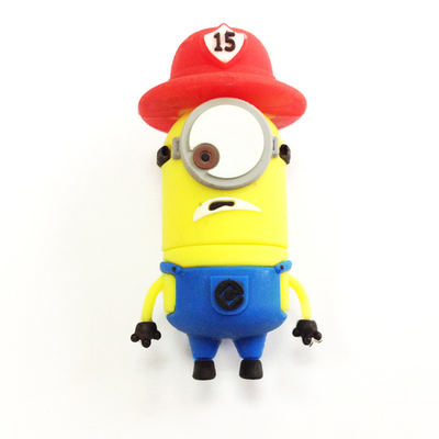 درایو فلش یو‌اس‌بی پی‌وی‌سی شخصیت کارتونی Minions شکل ناز USB 2.0 و 3.0